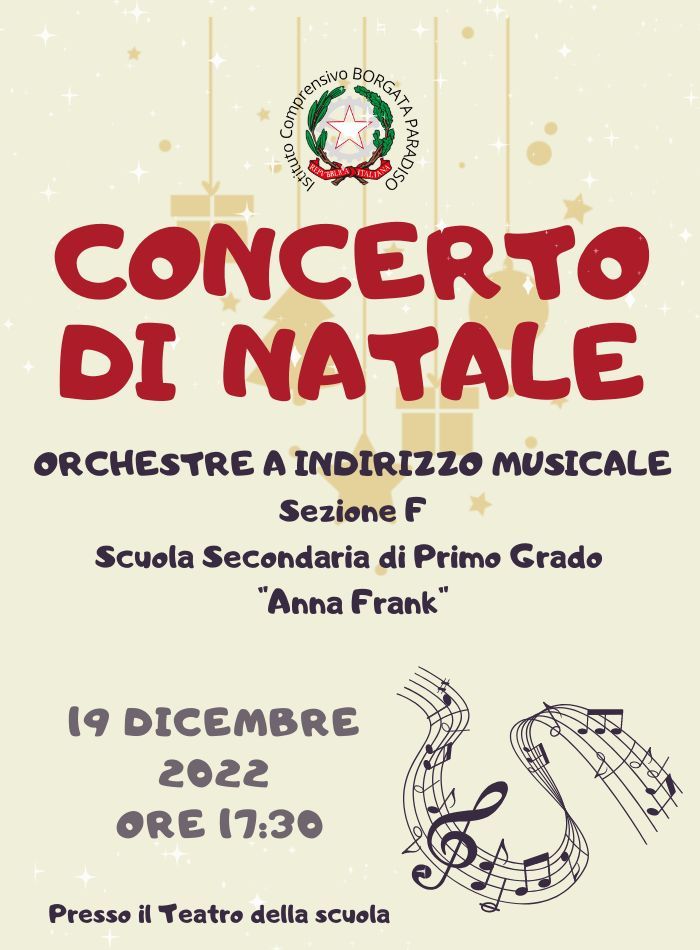 concerto di natale indirizzo musicale